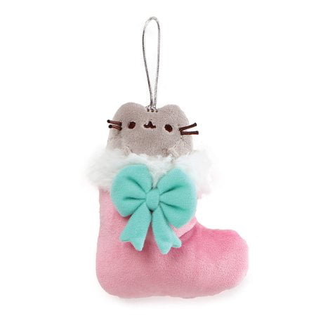 NWT Pusheen in Stocking 5" Christmas Plush Ornament by GUND 