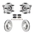thumbnail image 1 of Transit Auto Front Hub Bearing Assembly Disc Brake Rotors and Semi-Metallic Pads Kit for Car 2021-2022 Mazda 3 AWD Vehicles Manufactured In Mexico KBB-132231, 1 of 11