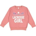 thumbnail image 2 of Inktastic Lacrosse Girl Toddler Sweatshirt, 2 of 4