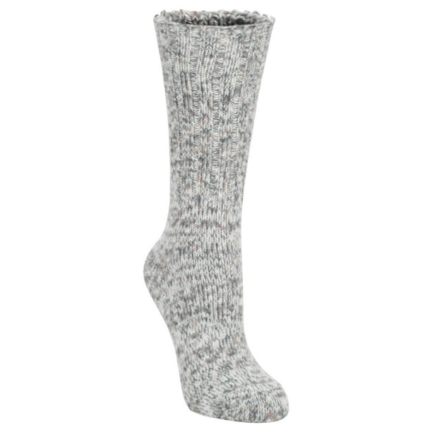 World's Softest Women's One Size Rocky Ragg Knit Crew Socks - Walmart.com