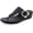 Black, variant on Aerosoles Women's Izola Wedge Thong Sandal, Cork/Gold Fleck, 7.5M