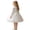 R127 White, variant on Curuila Toddler Kids Girls Dress Long Sleeve Solid Color Lace Crew Neck Fashion Dresses Size 3-4 Years