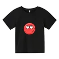 thumbnail image 3 of Ropa bonita de bola roja 2.ª para niños, camiseta de algodón de moda de verano para niños, camiseta de dibujos animados para niños, camisetas casuales de manga corta para niñas pequeñas, 3 of 5
