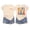 Beige, variant on Womemn's Tee Shirt Dear Person Behind Letter Print Casual Graphic Fashion Workout Clothes Black S