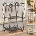 thumbnail image 3 of Caravan Santa Fe de Plant Shelf International, 3 niveles, color bronce, 3 of 5