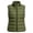 Army Green, variant on Women’s Sleeveless Puffer Vest, Pockets Zip Up Quilted Jacket, Women's Size S-2XL