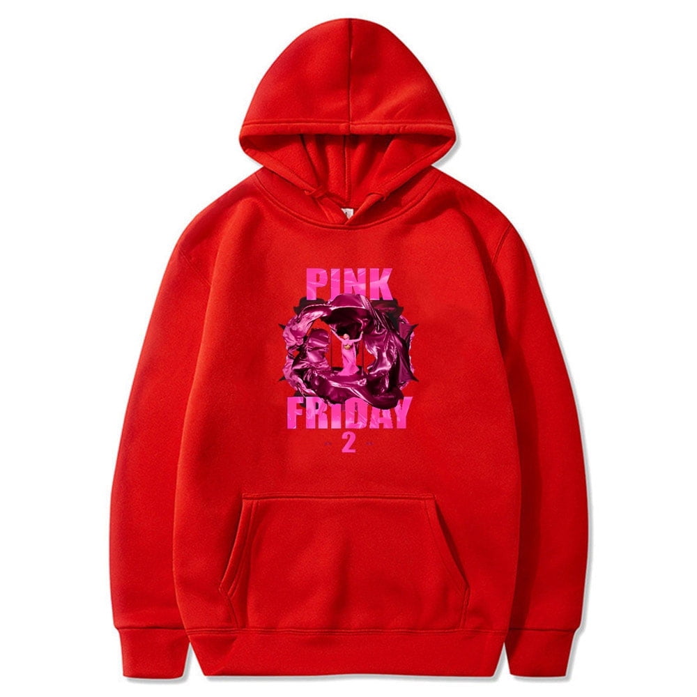 Nicki Minaj Chandail à Capuchon Pink Friday 2 Album Merch Housse Alternative Chandail à Capuchon Hommes Vêtements pour Femmes