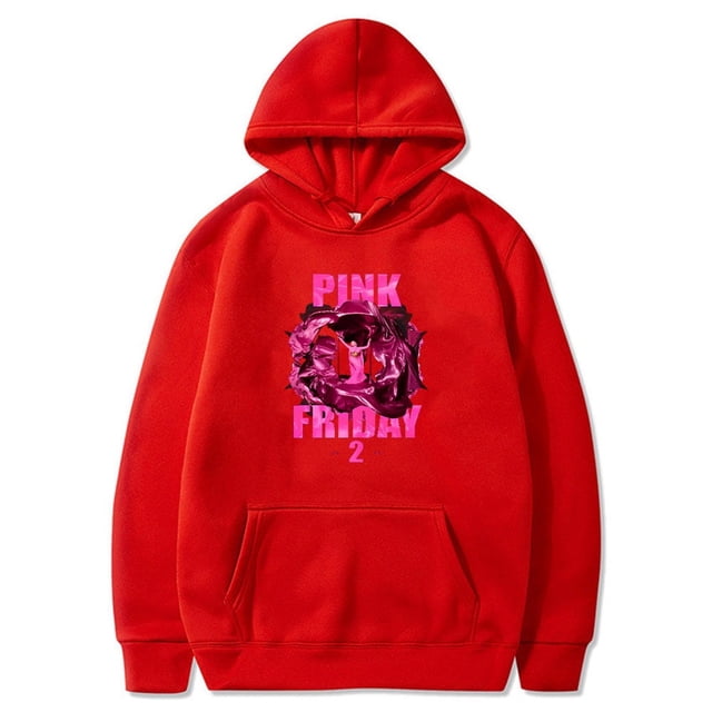 Nicki Minaj Chandail à Capuchon Pink Friday 2 Album Merch Housse Alternative Chandail à Capuchon Hommes Vêtements pour Femmes