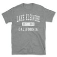 thumbnail image 1 of Lake Elsinore California Classic Established Men's Cotton T-Shirt, 1 of 1