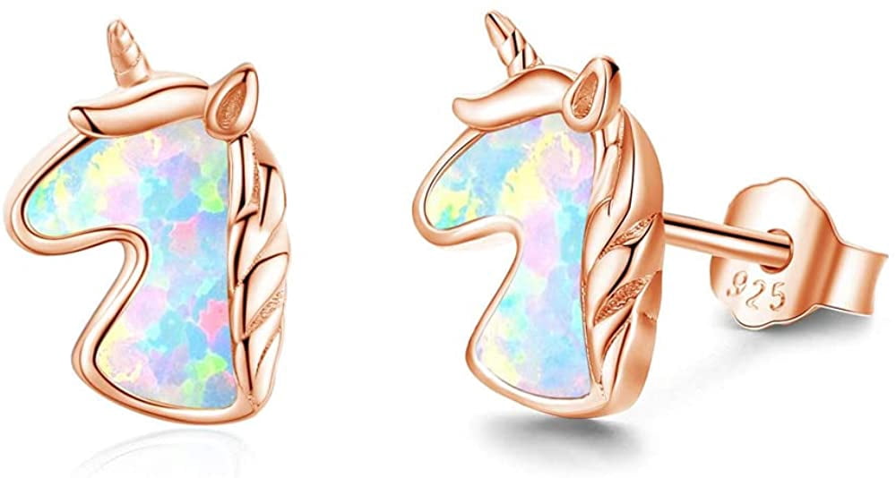 CHARIFIN Stainless Steel Four Leaf Clover Stud Earrings - 18k Gold Plated, Hypoallergenic, For Sensitive Ears