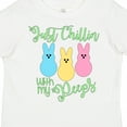 thumbnail image 4 of Inktastic Funny Easter Just Chillin' with My Peeps Boys or Girls Toddler T-Shirt, 4 of 5