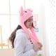 thumbnail image 3 of Gorro de cerdo con orejas levantadas, divertido peluche de dibujos animados para niños y adultos (rosa), 3 of 8
