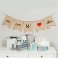 thumbnail image 1 of Hortense B Hewitt 20229 The Future Mr. & Mrs. Burlap Banner, 1 of 4