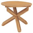 thumbnail image 1 of vidaXL Garden Dining Table Ø90x75 cm Solid Teak Wood, 1 of 4