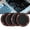 Red, variant on 4PCS Bling Car Coasters-Universal Vehicle Bling Car Accessories-2.75 Inch Silicone Anti Slip Crystal Rhinestone Cup Holder Coasters For Car-For Car Enthusiasts & Drivers-Perfect Gift for Car Lovers