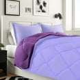 thumbnail image 2 of Mocassi 7-Piece Bed-in-a-Bag Comforter & Sheet Set 7-Piece Full Size Bed-in-a-Bag, Super Cozy Bed Sheets and Comforter Set, Wrinkle and Stain Resistant, Lilac/Purple, 2 of 5