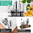 thumbnail image 5 of Biemlerfn 25-Piece Cocktail Shaker Set, Mixology Bartender Kit with Acrylic Stand Stainless Steel Bar Tools, Full Bartender Accessories and Recipe Book, 5 of 10