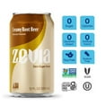 thumbnail image 4 of Zevia 01905-12 12 oz Can Creamy Root Beer Zero Sugar Naturally Sweetened Soda (12/Carton), 4 of 5