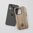 thumbnail image 3 of Wood Grain For All iPhone Series Protective Phone Case Rustic Brown, 3 of 7