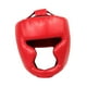 thumbnail image 2 of Casco de boxeo, equipo de entrenamiento, protección para la cabeza, protección para las mejillas, protector de cabeza para Sanda, Muay Thai, lucha Niños rojos, 2 of 8