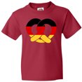 thumbnail image 3 of Inktastic German Flag in Pretzel Shape Youth T-Shirt, 3 of 5