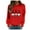 Red, variant on Fiaer Merry Christmas Sweatshirt for Women Oversized Crewneck Santa Long Sleeve Pullover Xmas Casual Holiday Party Tops Blue S