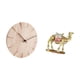 thumbnail image 5 of Reloj De Pared De Madera, Diseño Creativo, Decorativo, Silencioso, Para Restaurante, Oficina, Figura De Camello, Adorno De Escritorio, Estatua De Animal De Resina, Escultura Para Entrada,, 5 of 8