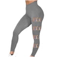thumbnail image 2 of Nrmvnmi Happy Easter Leggings for Women Butt Lift High Waisted Fit No See-Through Yoga Pants Workout Running Leggings Mothers Day Gifts, 2 of 4