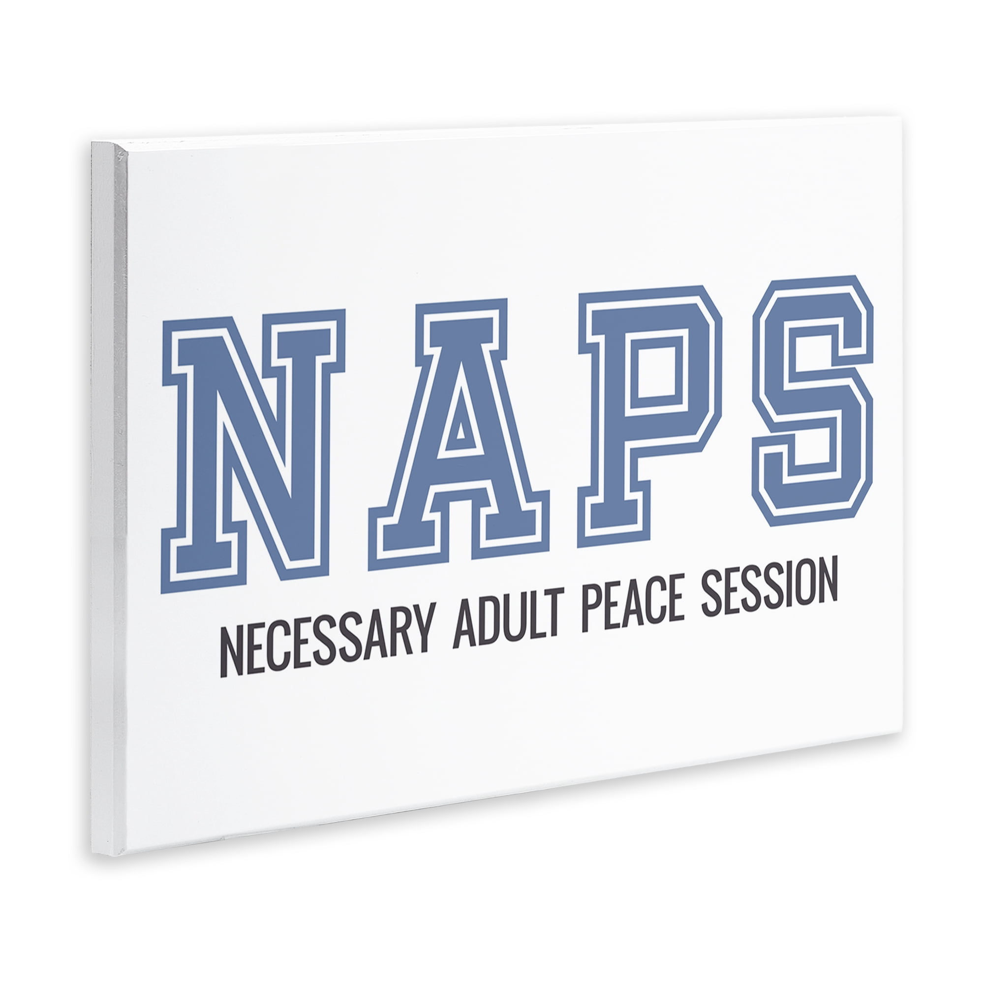 Stupell Industries Funny Naps Phrase Typography Painting Unframed Art Print Wall Art, 19 x 13