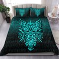 thumbnail image 1 of Juego De Cama Vikingo Odin El Todopoderoso Dios De Asgard Y Jefe De Aesir Cyan, 1 of 5