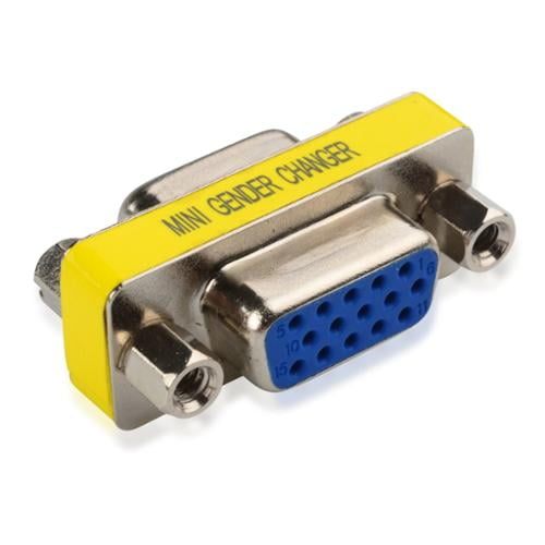 VGA Coupler Female to Female HD 15 Pin SVGA Connector Adapter Pack of 3 BTS VIDEO