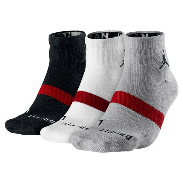 Jordan - Nike Jordan Men's Low Quarter Dri-Fit Socks Small (shoe size ...