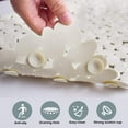 thumbnail image 3 of Yumcute Bathtub Mat Non Slip Pebble Bath Shower Mat with Drain Holes, Suction Cups Mat for Tub (14" W x 27" L,, 3 of 12