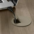 thumbnail image 3 of Cabot 3 Position Sit to Stand Desk Return in Ash Gray - Engineered Wood, 3 of 5