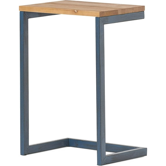 Christopher Knight Home Bayrain Outdoor Firwood C Shaped Table, Antique Finish