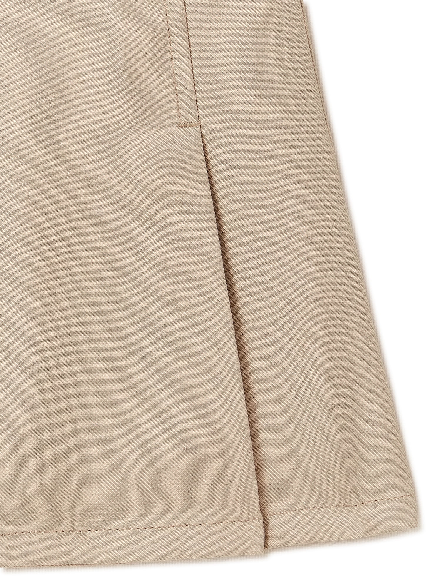 Wonder Nation Toddler Girls School Uniform Twill Scooter Skirt, Sizes 2T-5T