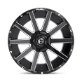 thumbnail image 3 of Fuel 1PC Aluminum Rim D615 CONTRA 20X9in Gloss Black Milled Finish, D61520907050, 3 of 3