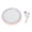 Pink, variant on Yajisi Compact Makeup Mirror with Light, USB Rechargeable LED Round Portable Small Vanity Mirror, Built-in 400mAh Battery, Perfect for Travel and Purse, Fruit Green, 3.5 inches / 9 cm