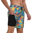 thumbnail image 2 of Fotbe Colorful Fish 1 Traje de Baño para Hombre – Shorts de Natación de Secado Rápido con Forro y Bolsillos-Small, 2 of 6