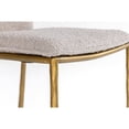 thumbnail image 2 of Modrest Atlanta - Modern Beige Fabric & Brass Counter Chair, 2 of 7