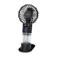 thumbnail image 3 of YCYHDS Handheld Double Mist Temperature Cutting Fan USB Rechargeable Desktop Mist Humidifying Fan Clearance Sales Today Deals Prime, 3 of 9