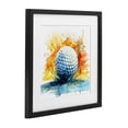 thumbnail image 2 of Stupell Industries Contemporary Golf Splash Watercolor Burst Black Framed Print Under Glass, 13 x 13, by LSR Design Studio, 2 of 8