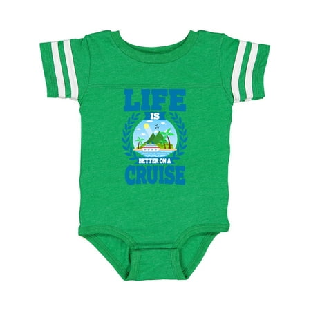 

Inktastic Life is Better on a Cruise Gift Baby Boy or Baby Girl Bodysuit