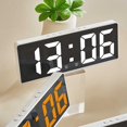 thumbnail image 3 of LCXmlly Hanging Laundry Bag Electronic Clock Set 12/24 Hour 5 Levels Brightness Snooze Function Night Mode, 3 of 6