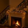 thumbnail image 6 of 5.9FT Artificial Gold Berry Wicker Cane, Realistic Christmas Decorations, Flexible Home Decor Ornaments for Table, Wall, and Party Use, 6 of 9
