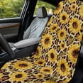 thumbnail image 2 of KUIFORTI Sunflower Car Cushion Seat Covers Sweat Absorption Car Sweat Towel Seat Cover with Storage Bag Multi-Functional Anti-Slip for Beach Swimming, Sports, Camping,Yoga, 2 of 7