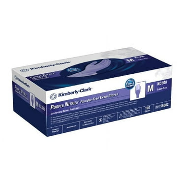 Safeskin Non-Sterile Powder-Free Purple Nitrile Exam Glove  Medium 300 Count