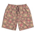 thumbnail image 3 of Uemuo Fireworks1 Pattern Men's Swim Trunks Hawaiian Beach Bathing Suit Swimsuits Beach Quick-Dry Shorts with Pockets-X-Large, 3 of 9