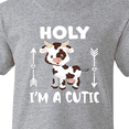 thumbnail image 4 of Inktastic I'm a Cutie White and Brown Holstein Cow with Arrows Youth T-Shirt, 4 of 5