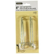Stanley Hardware 819580 4" Double Straight Pegboard Hooks, 2 Count